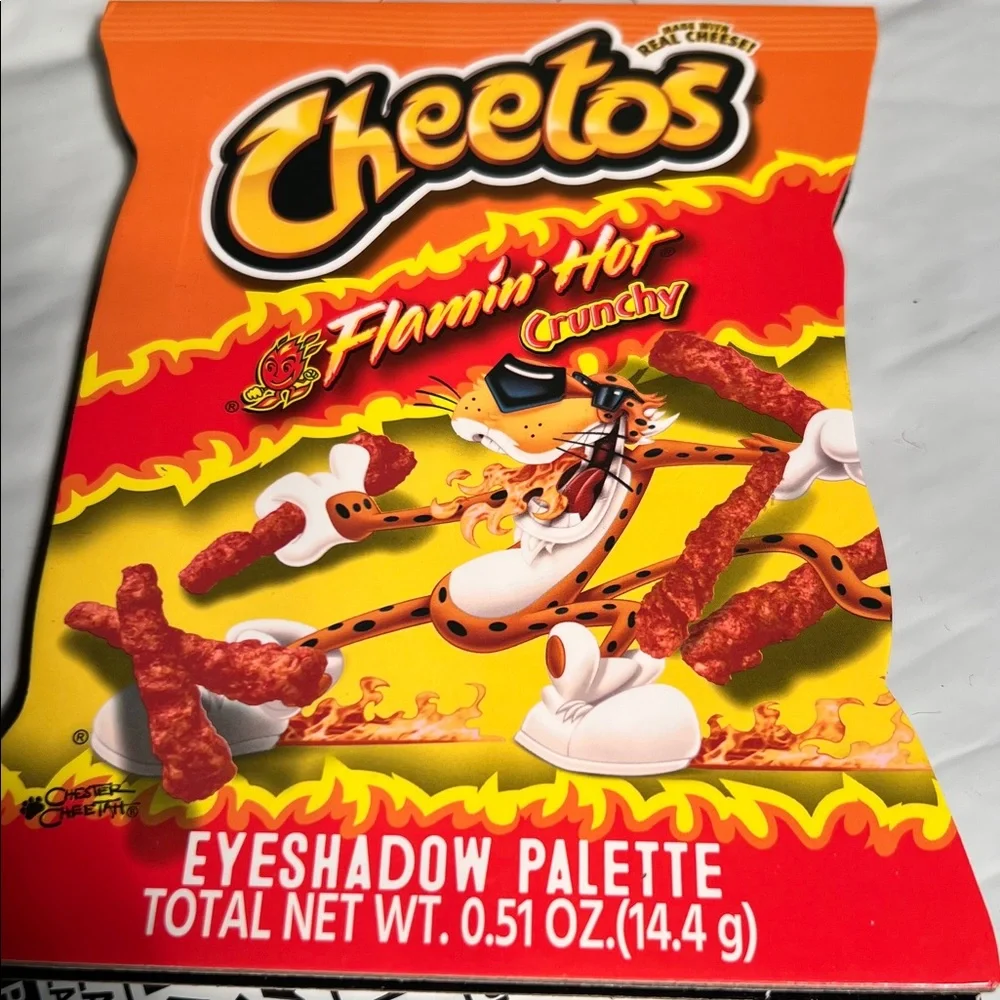 Eyeshadow, palette, Cheetos, flaming, hot, new